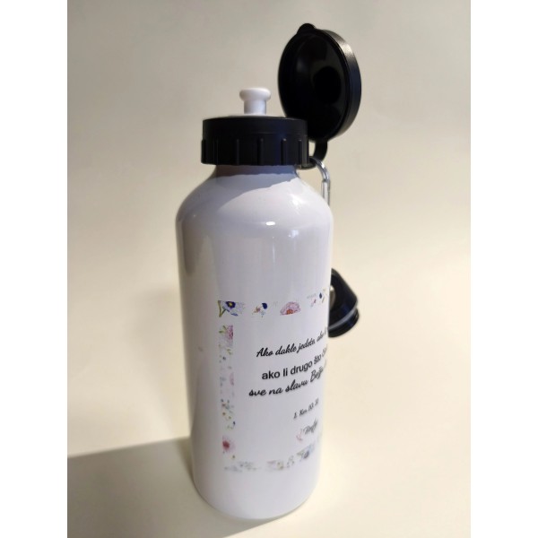 Personalizirana metalna boca za vodu 600 ml