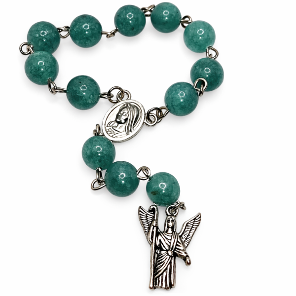 Krunica svetom Rafaelu - Poludragi kamen Akvamarin