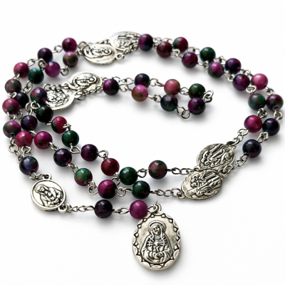 Krunica sedam Marijinih žalosti s knjigom Sedam Gospinih žalosti