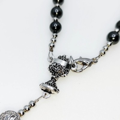 Krunica svetog Benedikta - Hematit 8