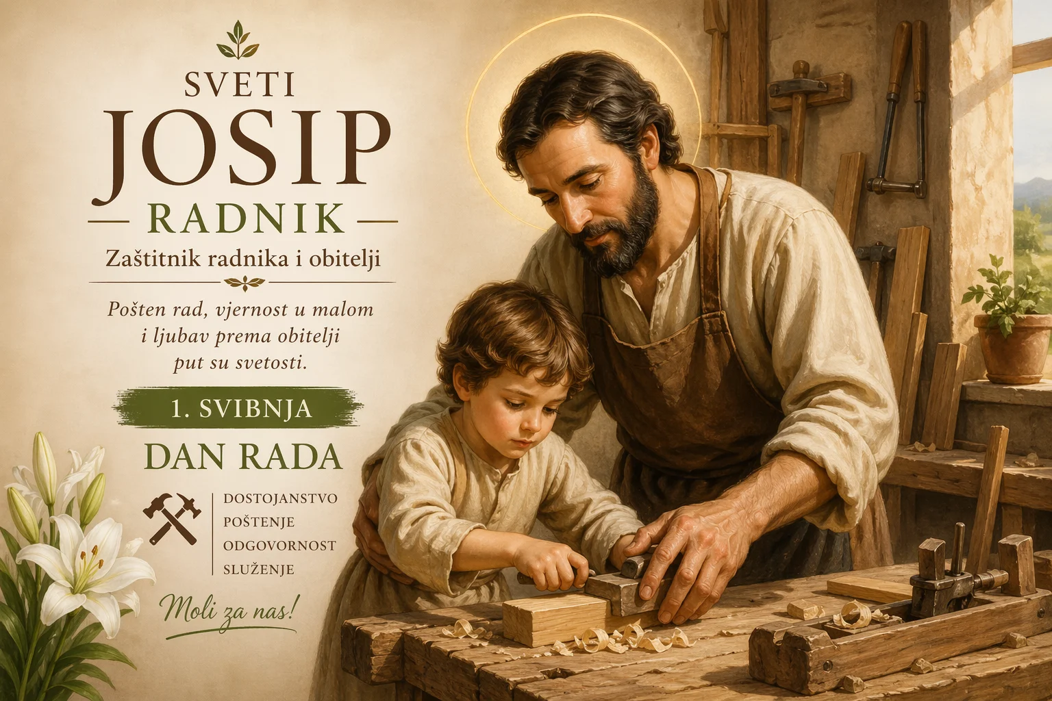 Sveti Josip Radnik i Dan rada: katolički pogled na rad, dostojanstvo i svakodnevni život