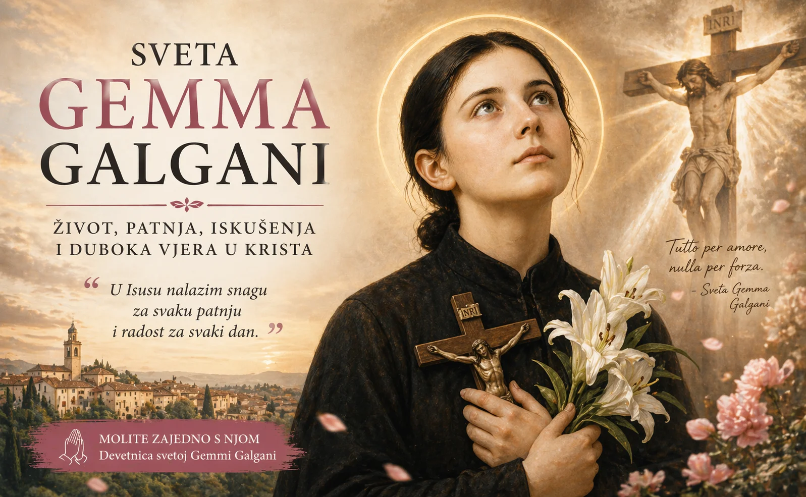 Sveta Gemma Galgani – život, patnja, iskušenja i snaga vjere