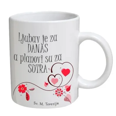 Šalica s porukom svete Majke Terezije