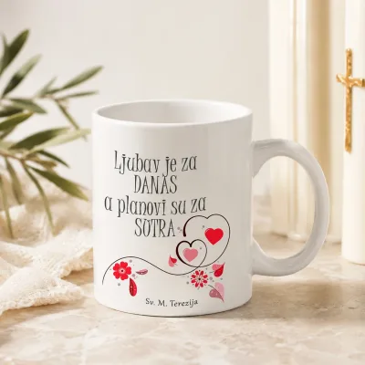 Šalica s porukom svete Majke Terezije