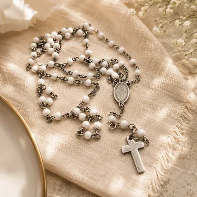 Gospina krunica – bijeli ahat 3 mm i nehrđajući čelik