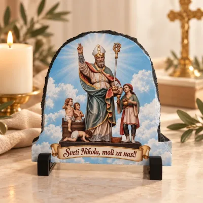 Foto kamen „Sveti Nikola, moli za nas!”